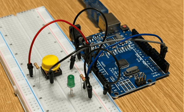 Push Button & LED Control