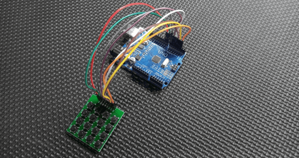 4×4 Keypad Password Input